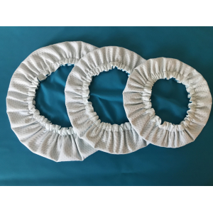 Charlottes lot de 3- tissu blanc