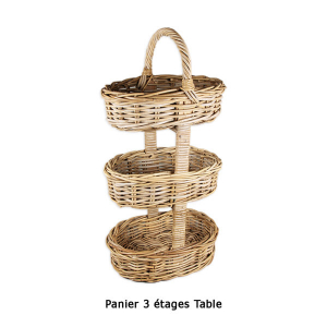 Panier 3 etages table