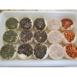 Fromages aromatisés ail et fines herbes