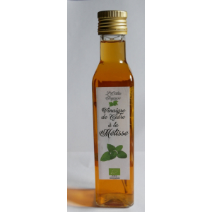Vinaigre de cidre à la mélisse et citron bio