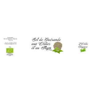 Sel de guérande au orties et thym