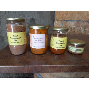 Bœuf strogonoff bocal de 800gr