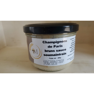 Champignons de paris bruns sauce soumaintrain