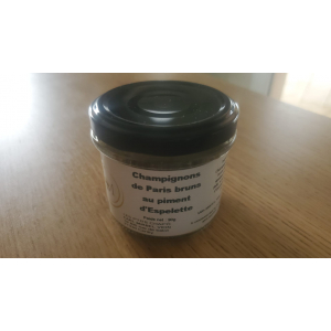 Champignons de paris au piment d'espelette