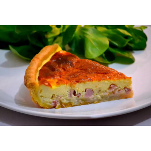 Part de quiche lorraine pour 1 personne