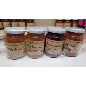 Lot 4 pots confiture