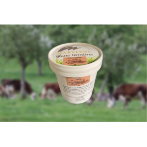 Crème glacée café petit pot