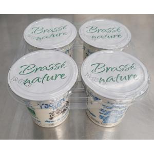 Yaourts nature au lait entier brassé par 4