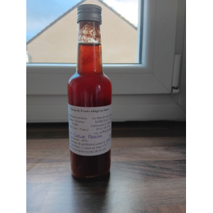 Sirop de cerise fraise allégé en sucre