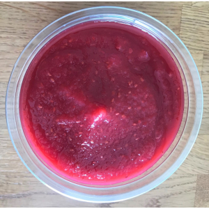 Compote pommes / framboises