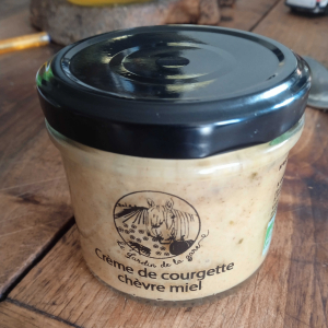Crème de courgette chèvre miel 100g
