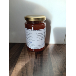 Confiture de pêche allégée en sucre