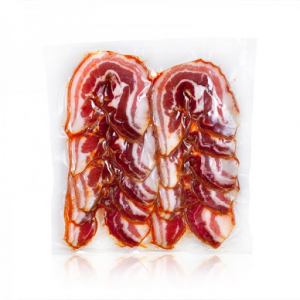 Ventrèche de porc noir roulée