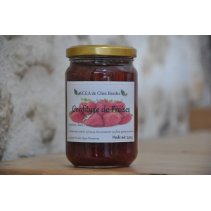 Confiture de fraises - bocal 340 gr