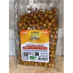 Pois chiches grillés « piment-fromage »