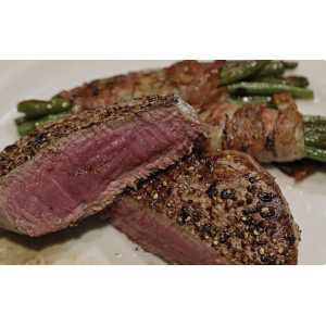 Pavé mariné aux 3 poivres