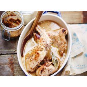 Lapin à la graine de moutarde