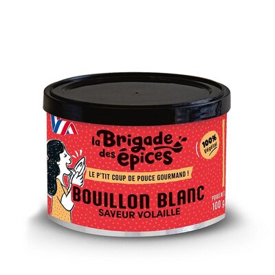 Bouillon blanc végétal - saveur volaille