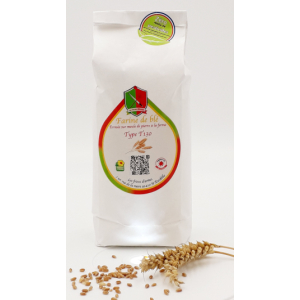 Farine de blé - t130 - 1kg