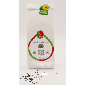 Farine complète de lentilles - 500 gr