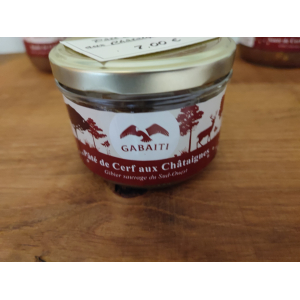 Pâté de cerf sauvage aux châtaignes 190g