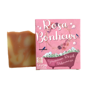Savon solide rosa bonheur