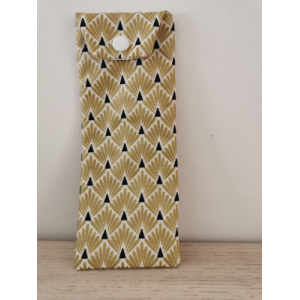 Pochette à brosse à dents 'doré'