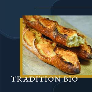 Baguette de tradition bio au levain naturel