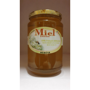 Miel d'acacia 1kg pot en verre