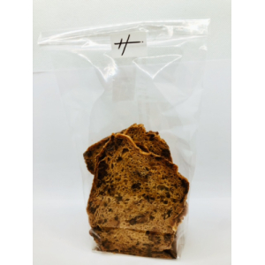 Rusk de kougelhopf au lard noix et oignons