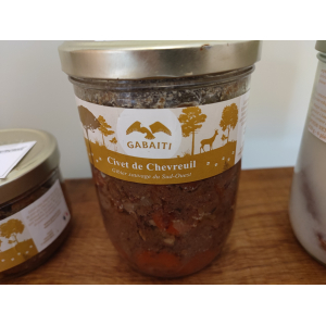 Civet de chevreuil sauvage 765g