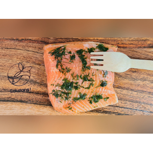 Truite arc-en-ciel en gravlax