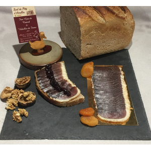 Magret de canard séché en tranche