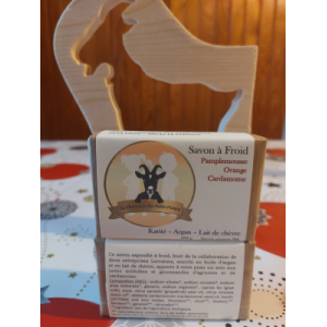 Savon agrumes au lait de nos chèvres