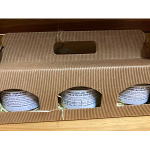 Terrines échalote et ratafia, rillette cidre