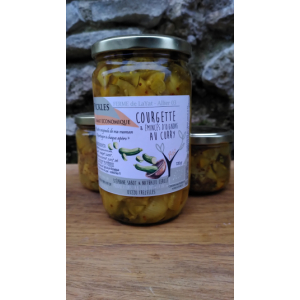 Pickles de courgette aux curry