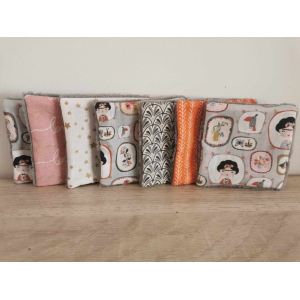 Carrés lavables 'frida'