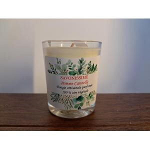 Bougie pomme-cannelle