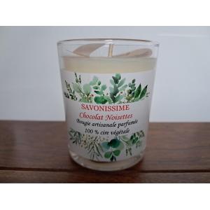 Bougie chocolat-noisette