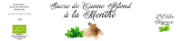 Sucre de canne à la menthe