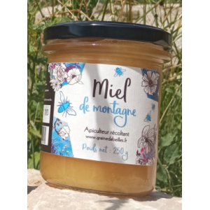 Miel de montagne en pot de 250g