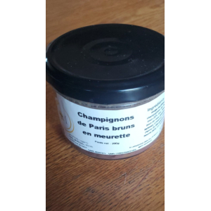 Champignons de paris bruns en meurette