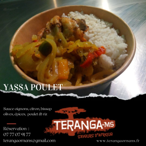 Yassa poulet et riz
