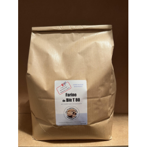 Farine t80 / semi-complète 5 kg