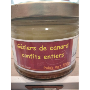 Gésiers confits entiers 350 gr