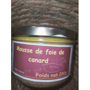 Mousse de foie de canard 200 gr