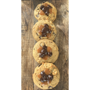 Cookies cacahuète-choco/caramel-beurre salé