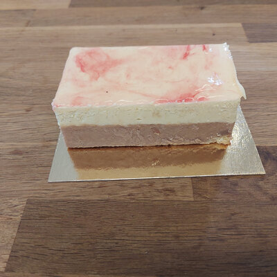 Entremet vanille fraise