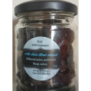 Ail noir brut dénudé