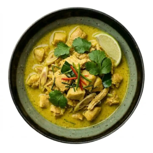 Poulet citronnelle + riz jasmin du cambodge